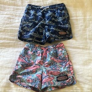 Two vineyard vines bathing suit, size 2 & 3, mesh liner removed